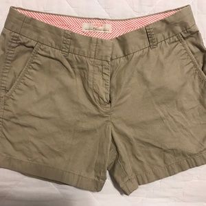 J. Crew Women's Size 6 Khaki Broken In Chino Short